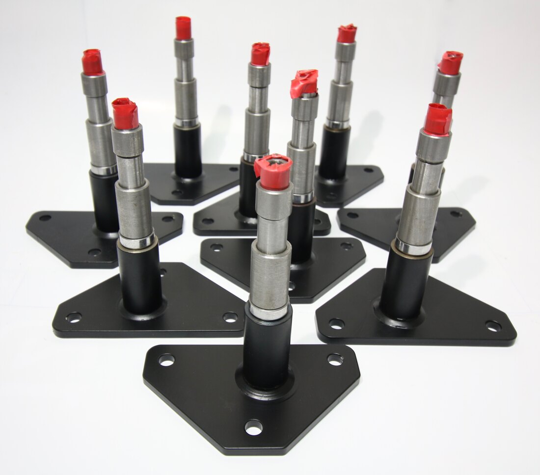 Serial production of pipe supports and brackets